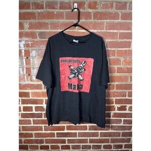 Vintage Y2K Black Label Society Mafia Graphic Shirt Music Rock Adult XXXL 3XL